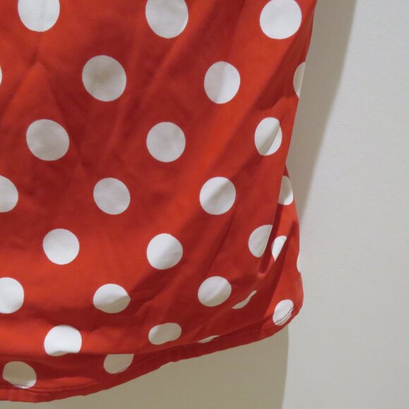 TORRID Red Polka Dot Cleavage Enhancer Tankini Swim Top Retro Pinup - Size 2X - Picture 5 of 13